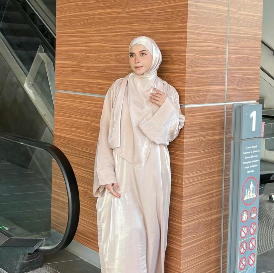 Premium Shimmer Abaya - Type 2