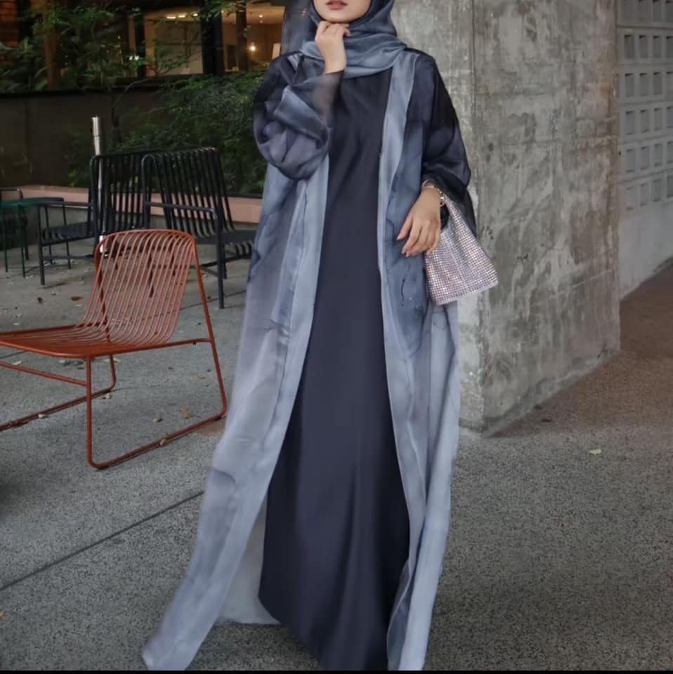 Marble Abaya 