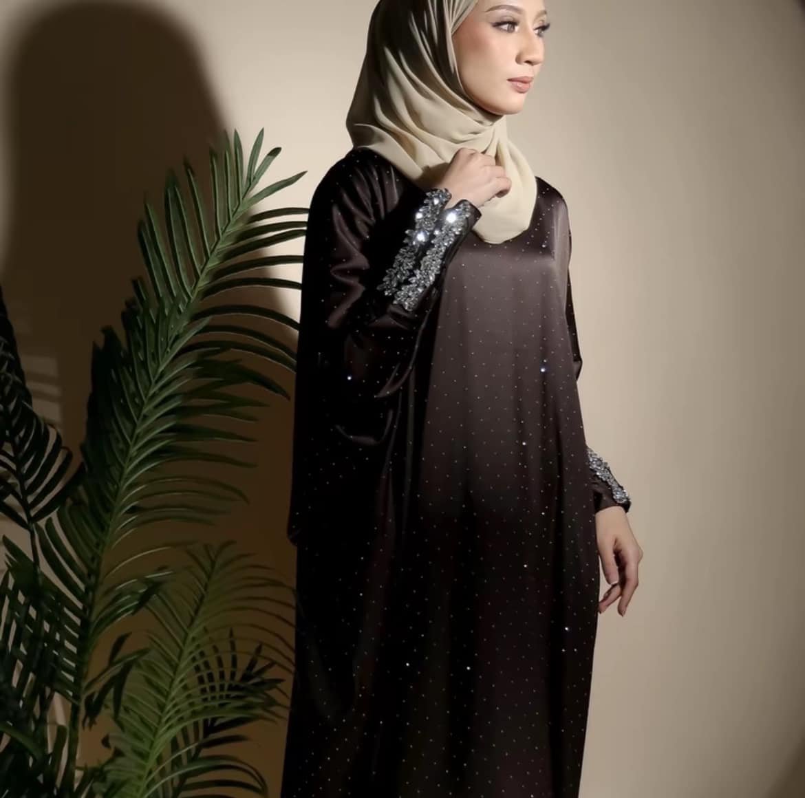 Abaya Yasmine free shawl 